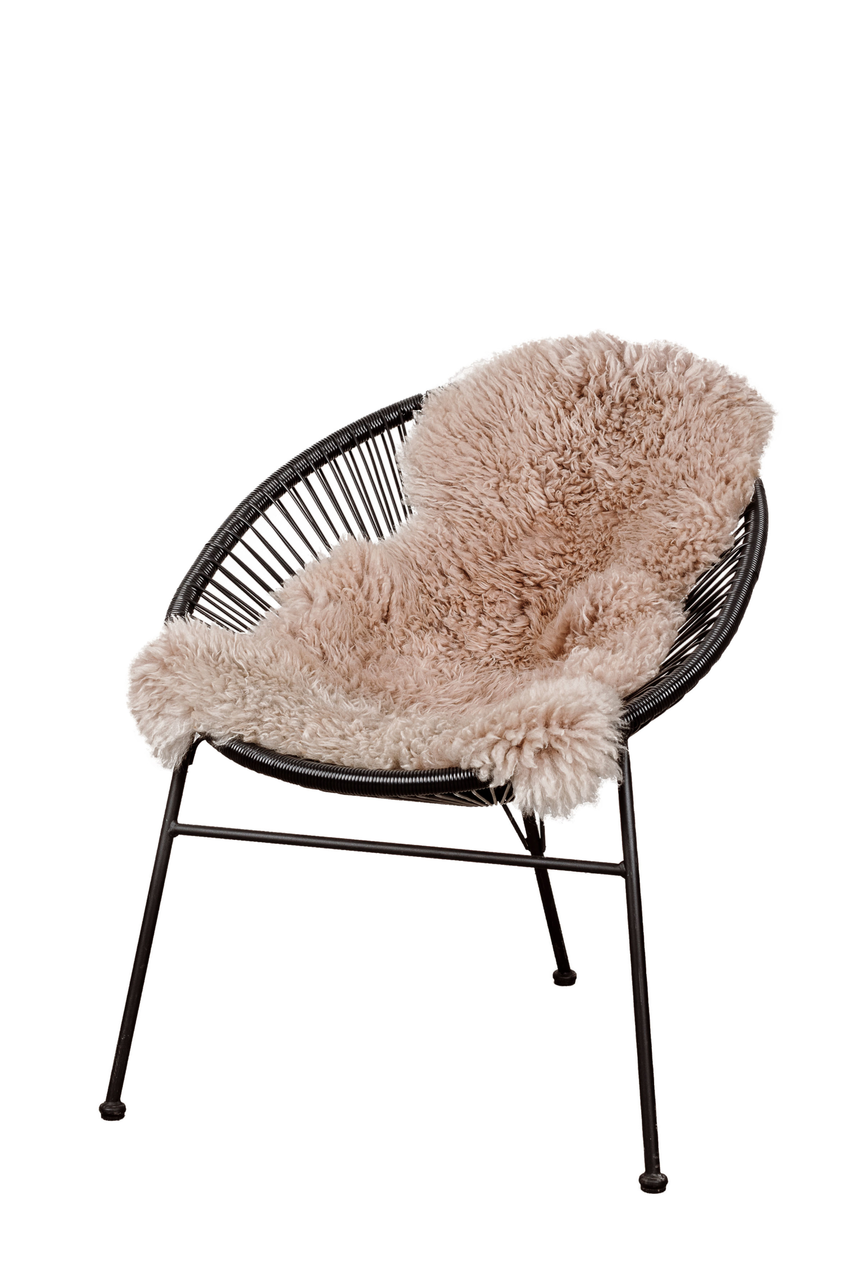 Peau de mouton décorative