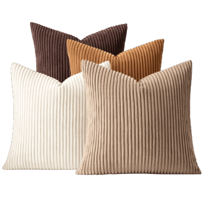 Dekokissen in Beige/Braun