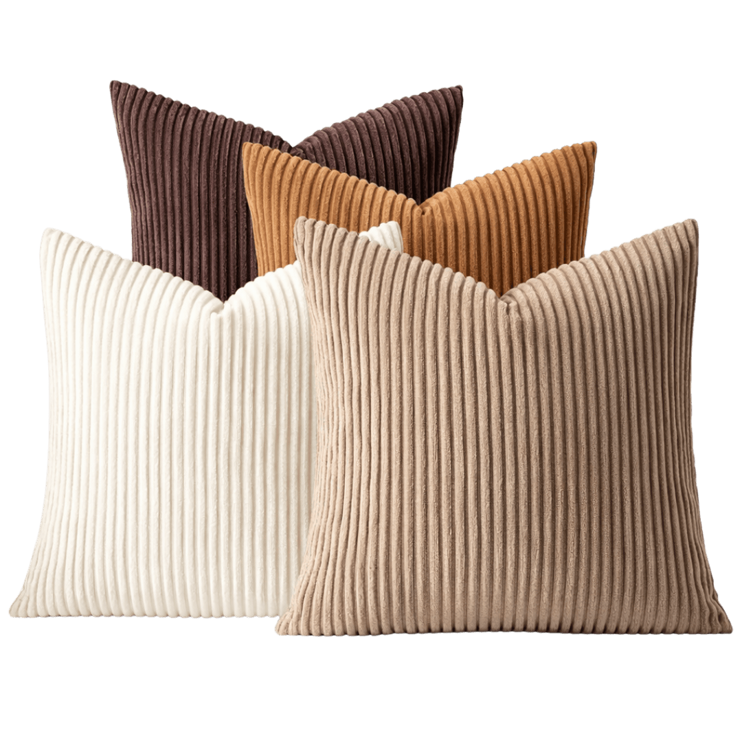 Dekokissen in Beige/Braun