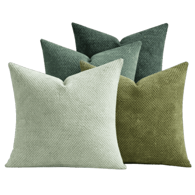 Grüne Zierkissen