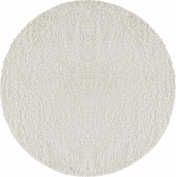 Runder beiger Teppich – 120
